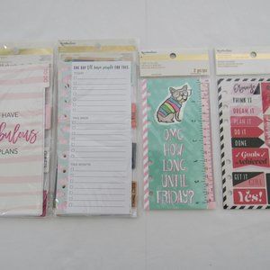Recollections Planner Page 4 pack bundle - Wedding, Adulting, Stickers, Rulers